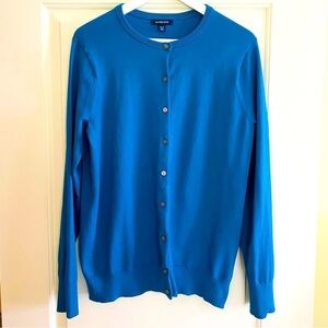 Lands End cardigan in Teal size SMALL 6-8 TALL